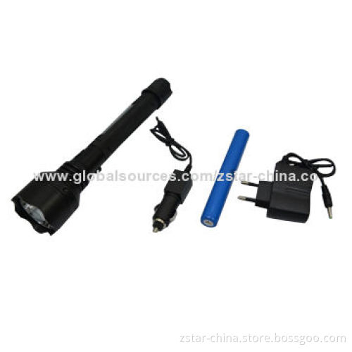 10W Cree XML-T6 LED Bright Flashlight Torch, Made of Aluminum Material